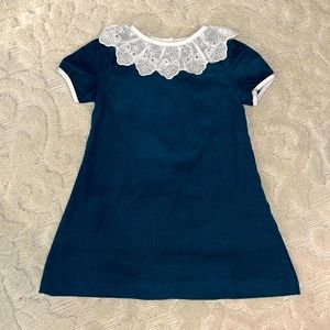 Emerald corduroy dress 2T